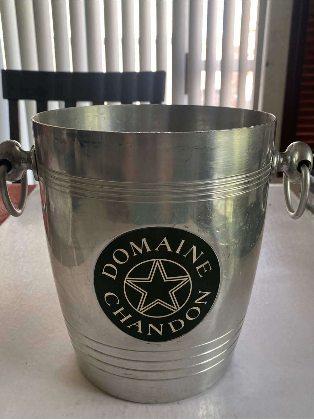 Vintage Domaine Chandon ARGIT France Aluminum Champagne Ice Bucket Wine Cooler